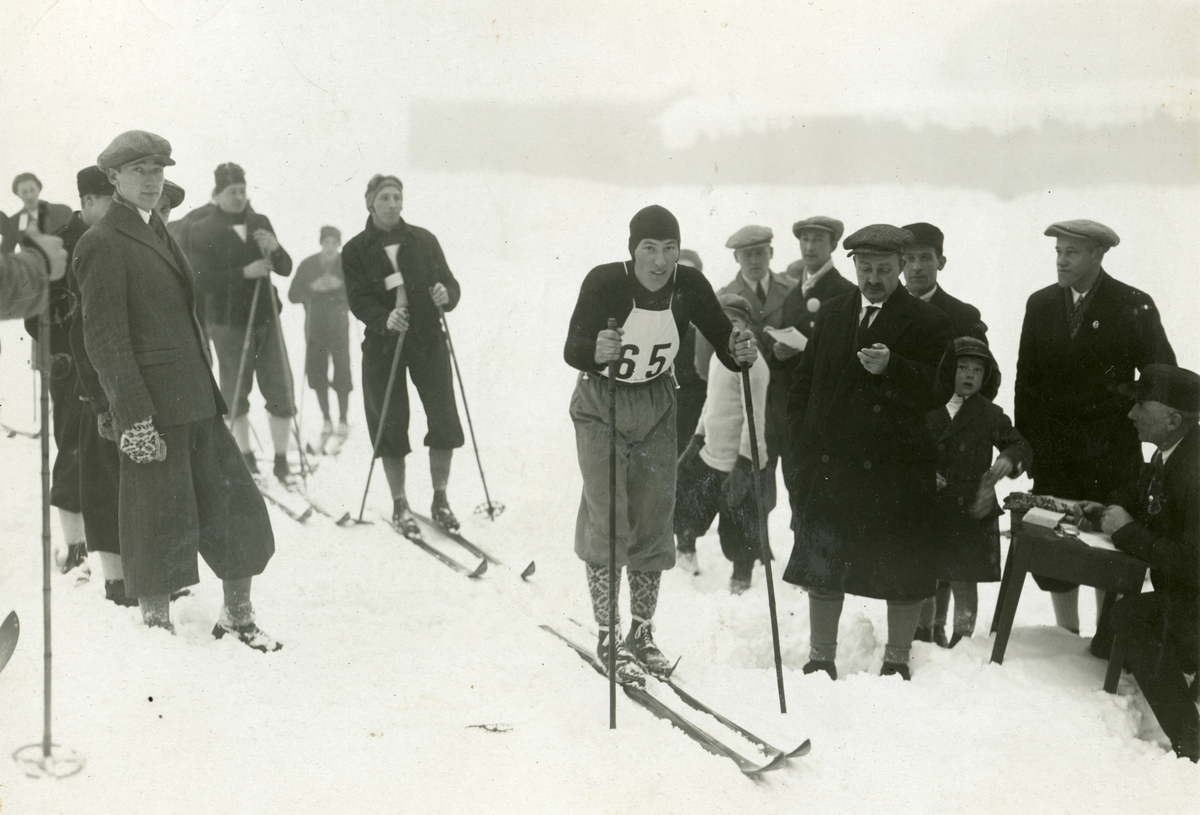 Reidar Andersen in a cross country skiing competition