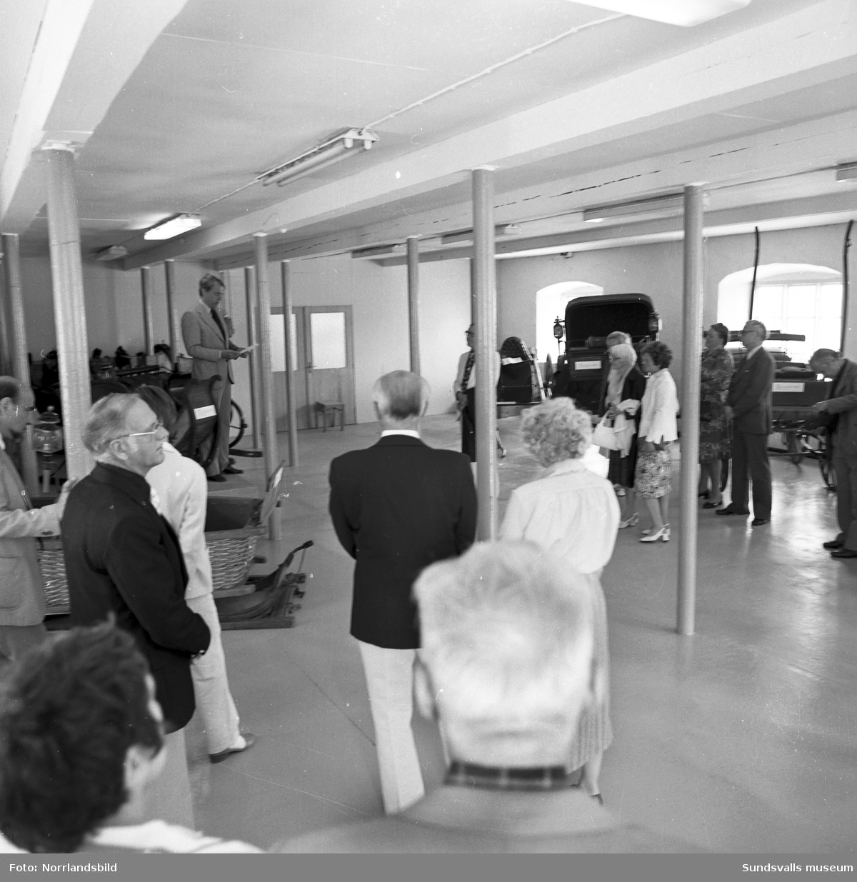 Invigning av industrihistorisk utställning i Svartvik.