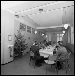 Juletilsetning ved nitrogenlaboratoriet.