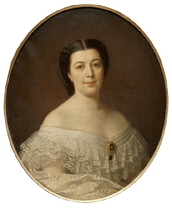 Oscara Fredrica Leopoldina Wahlström (1828-1895), g.m. grosshandlaren, bruksägaren och bankmannen Joseph Nathanael Michaëli