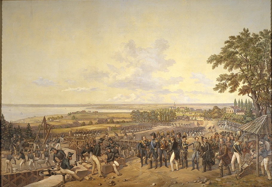 Carl XIV Johans besök vid Bergs slussar år 1819