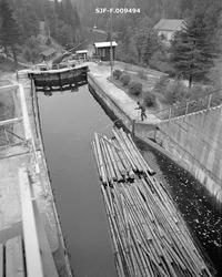 Fra Brekke sluser i tidligere Berg herred, nå Halden kommune