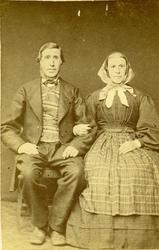 Portrett av Mikjel Reiarson Dølven og hans kone Marit Arnesd