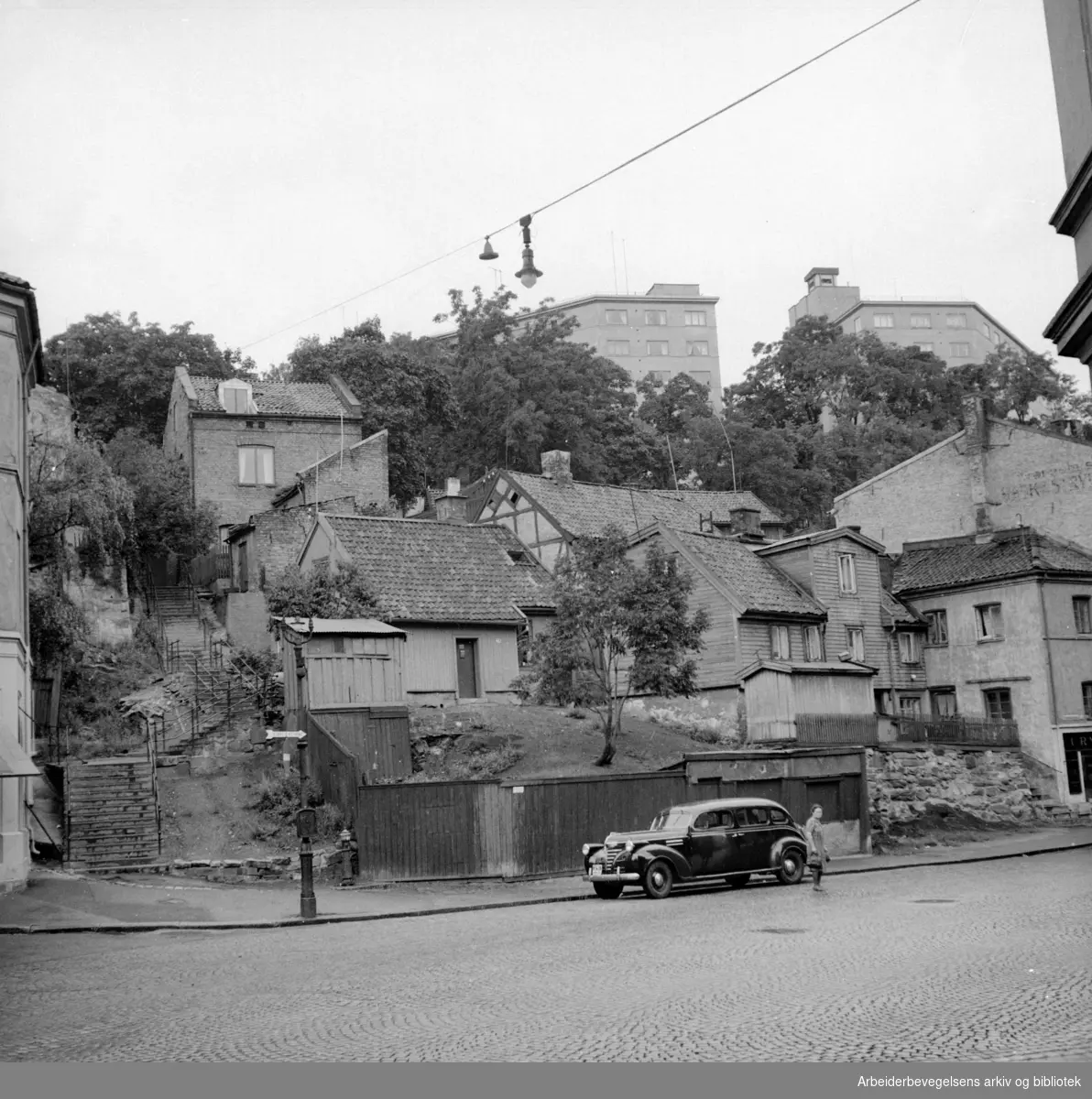 Fredensborgveien.Mars 1950