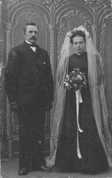 Portrett av brudepar