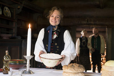 Julemarked på Norsk Folkemuseum i Oslo