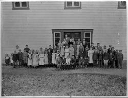 Skoleklasse i Botngård ca. 1902