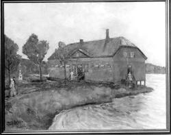 Moss badehus bygget 1837