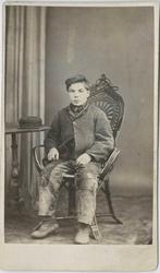 Fangeportrett. Christian Fredrik Jensen, Drammen, arrestert 