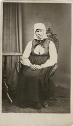 Fangeportrett. Kristi Kolbjørnsdatter Ringneseie, Krødsherad