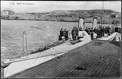 Torpedobåten "Sæl". Torpedobåtene hadde fast plass i Vallers