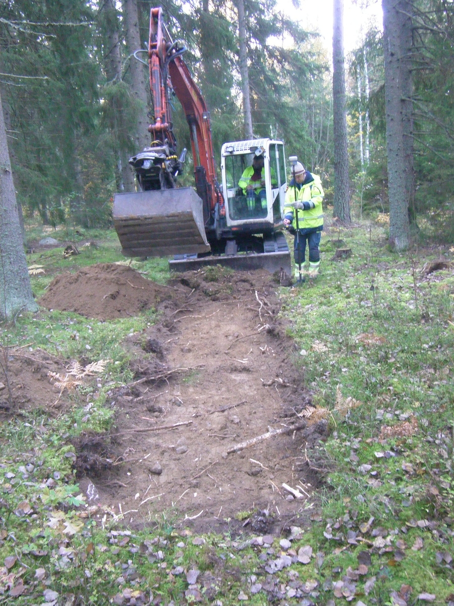 Arkeologisk utredning, inmätning med GPS, Rimbo-Tomta, Rimbo socken, Uppland 2015