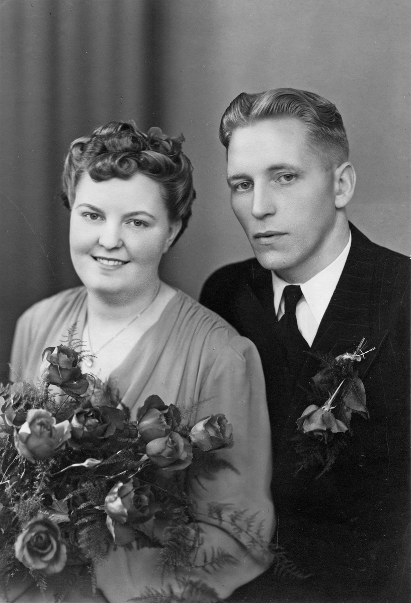Bröllopsfoto Karin Hilding & Lennart Jansson.
