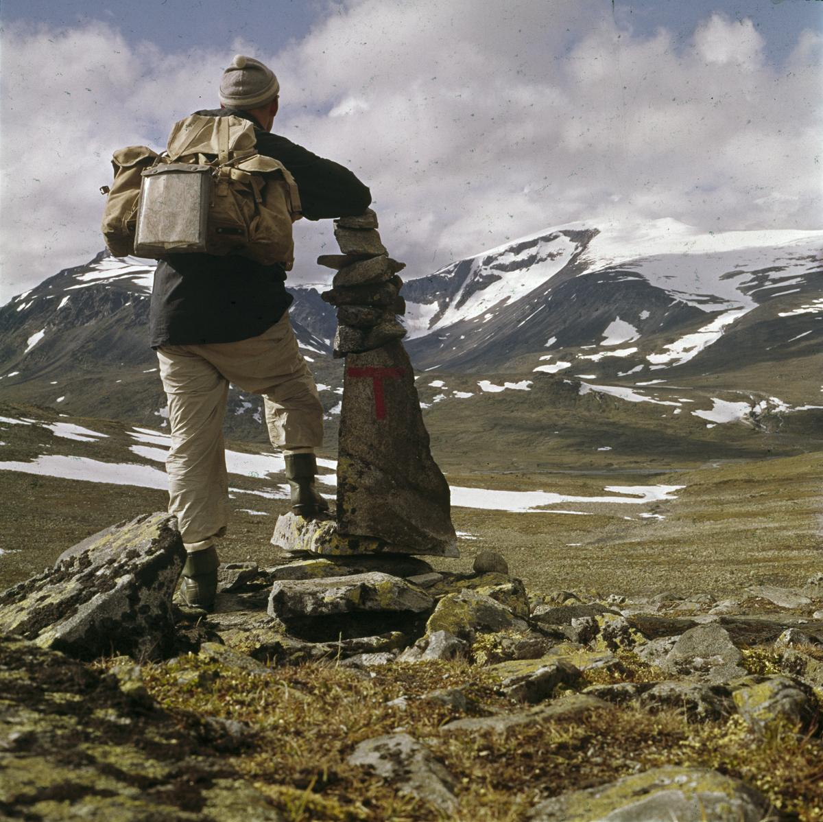 Glittertind, Jotunheimen.-3.Aug. 1962