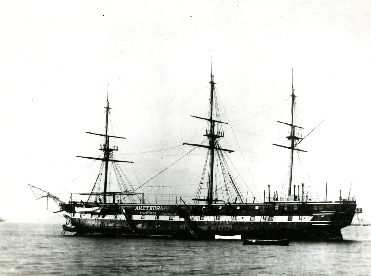 Fullrigger 'Arthusa' (b.1849, Pembroke Dockyards).