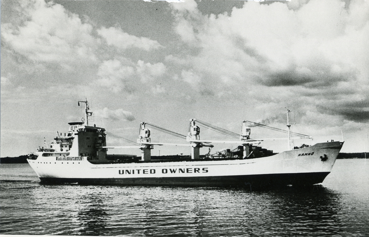 Lastfartyget ms Hamnö ägdes av Mariehamns Rederi Ab (Firma Gustaf Erikson) 1968 - 1985.