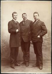 Nicolai Halvorsen, Olaf Hansson og Berent Schanche.