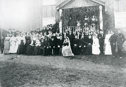 Brudegjester til Ingeborg Hoff og Olaf Frydenlund, 1905.