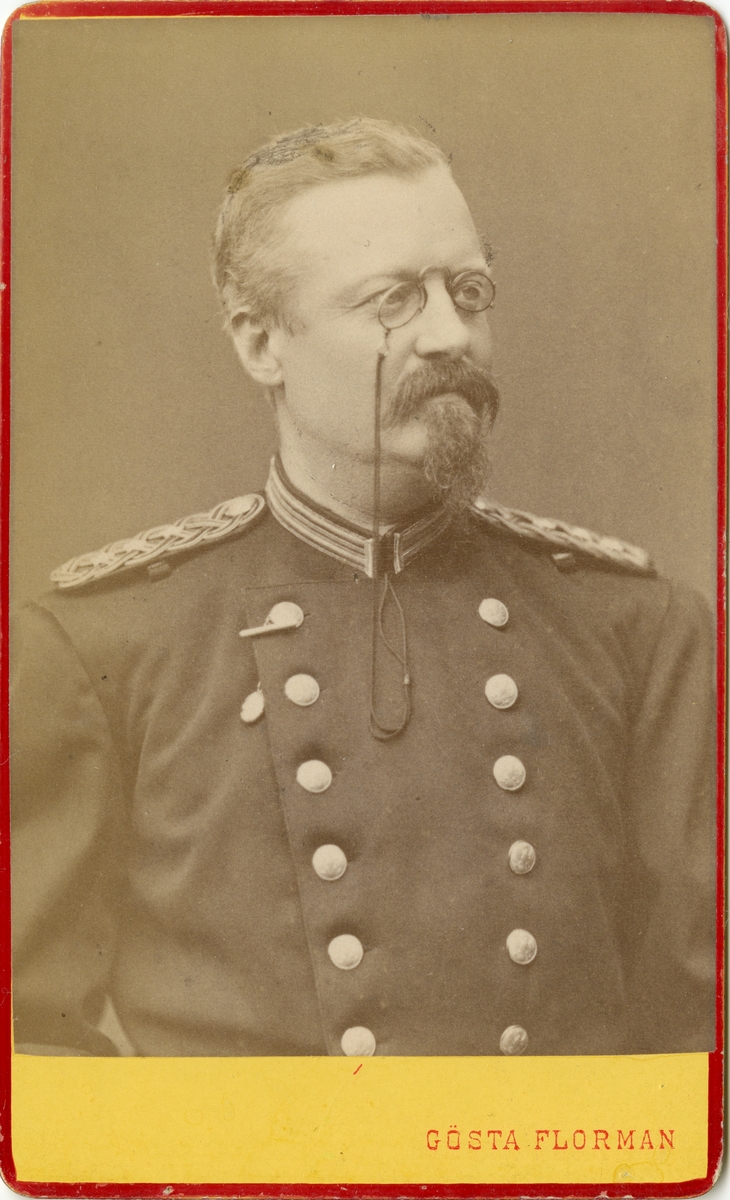 Porträtt av Carl Henrik Nisbeth, kapten vid Värmlands regemente I 22.