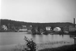 Parti fra Eina med jernbanebrua over Einavann