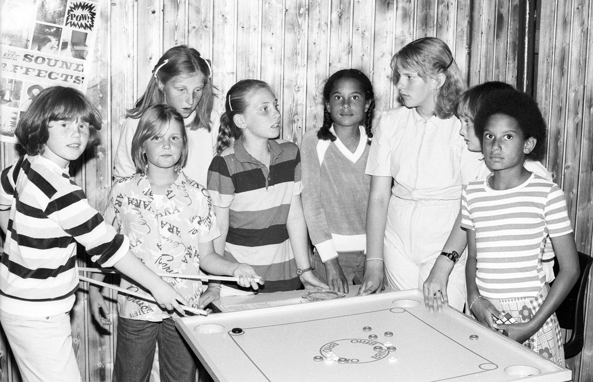 Ungdomsklubb på Løvenstad ca 1981
