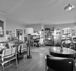 Interiør fra fylkeskonservatorbolig på Borgarsyssel Museum i