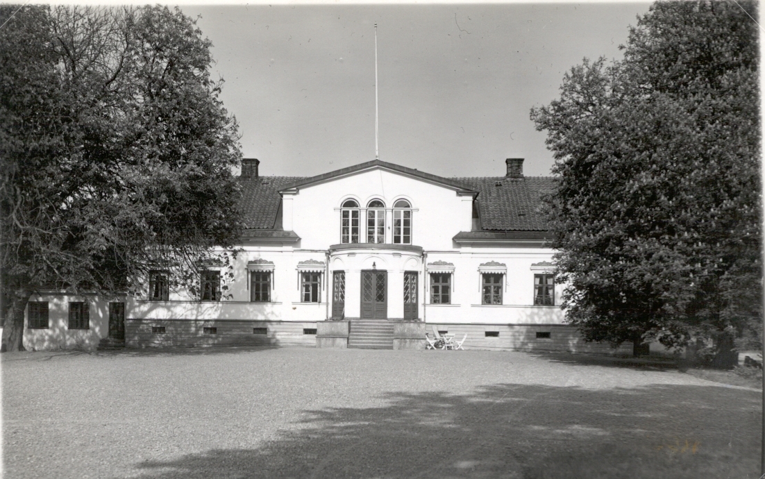 Huvudbyggnaden På Ryssbylunds Herrgård Kalmar Läns Museum Digitaltmuseum 