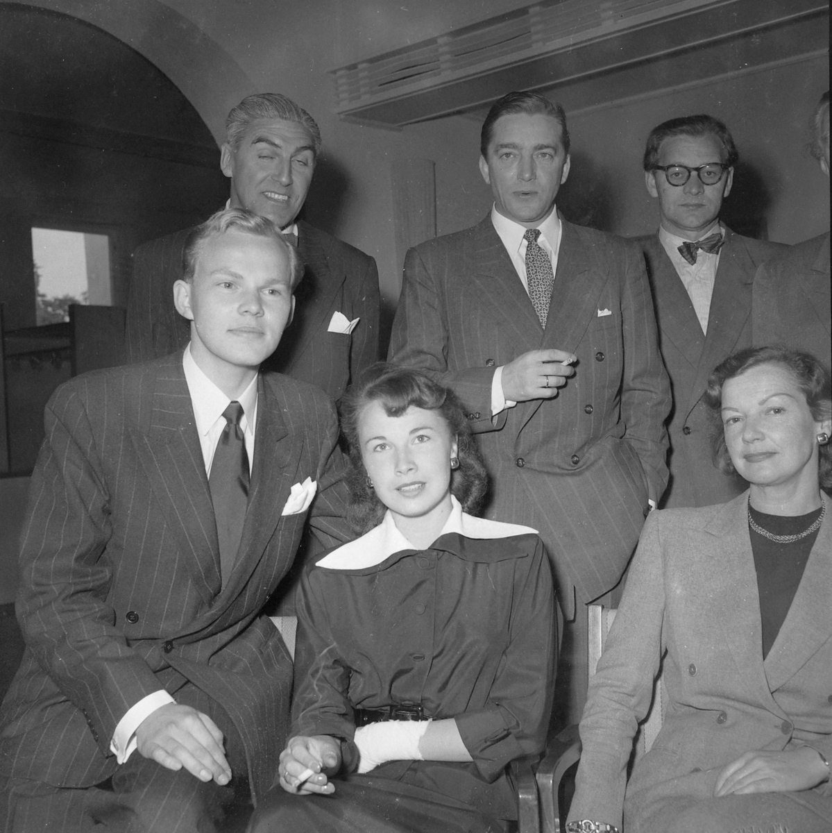 Skuespillere ved Trøndelag teater, høsten 1952