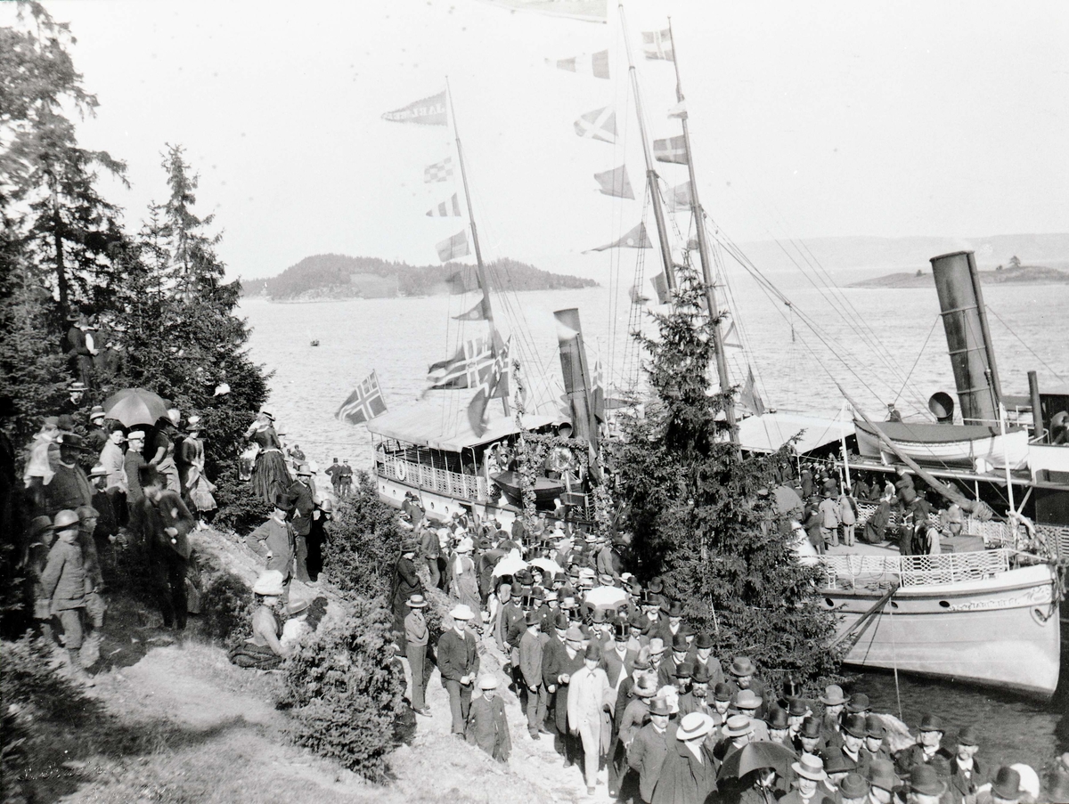 Lustresa från Borgholm till Blå Jungfrun 1886.