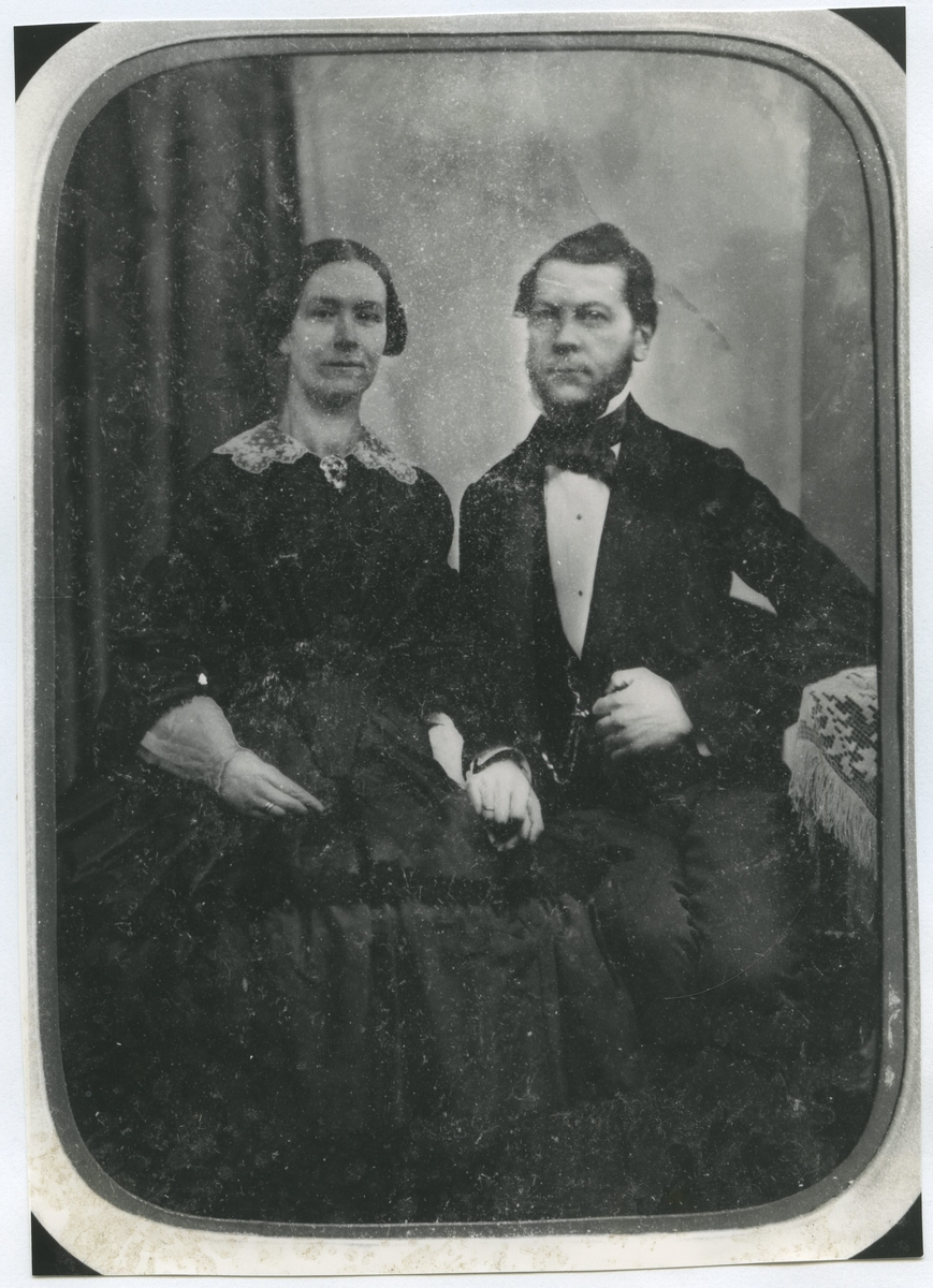 Apotekare August af Schmidt och hans hustru Emma Charlotta af Schmidt, född Ditzinger.