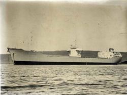 Malmskip på Narvik Havn.
M/S TARFALA 	Reg:9406  Byggd:1953 