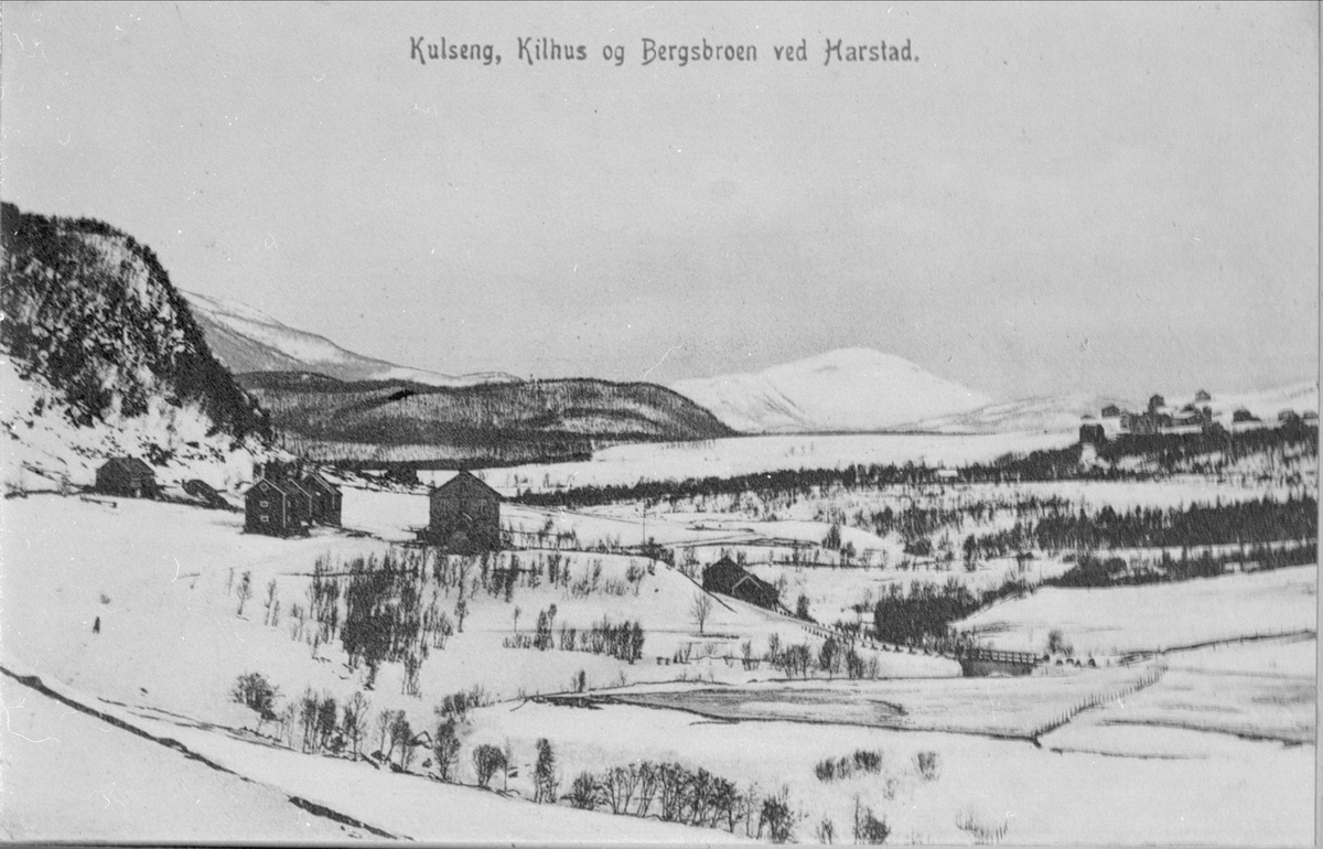 Utsikt fra Kulseng og nordover.