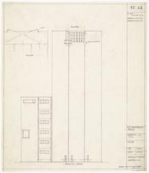 Påbygning av silo med lager for A/S Christiansands møller [F