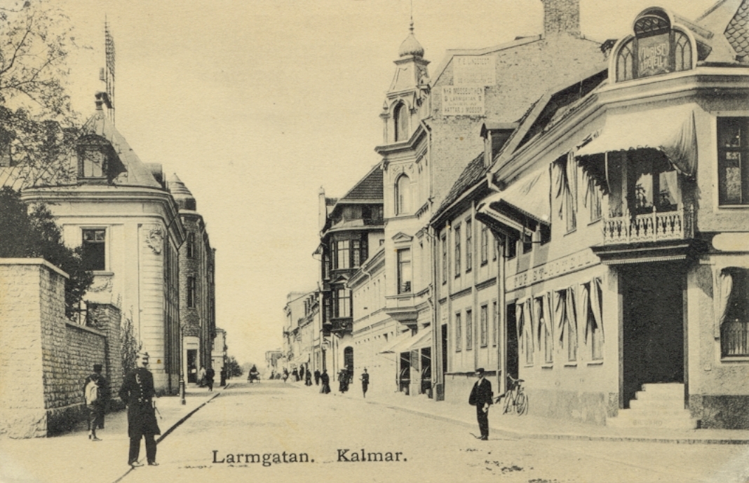 Vykort från Larmgatan/Ölandsgatan.