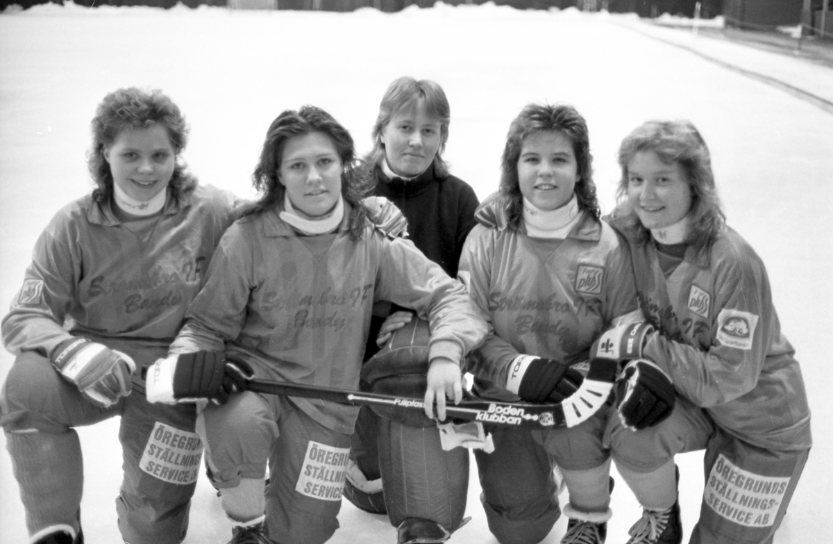 Dambandy Strömsbro-Uppsala. Januari 1988