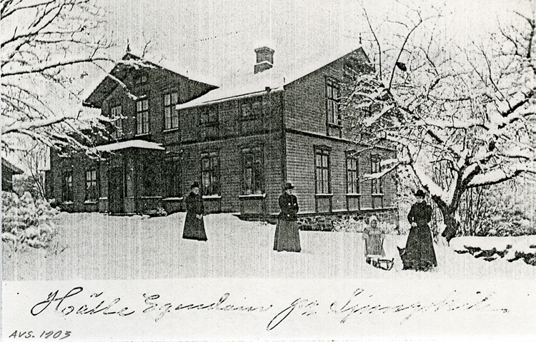 Hälle egendom på Ljungskile 1903