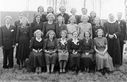 Konfirmasjon, gruppebilde, personer, klær.