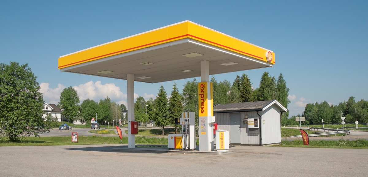 Shell Express bensinstasjon Gamle Åsvegen Holter Nannestad