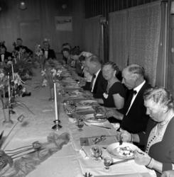 Fra festbordet under et bryllup. Bildet er registrert på nav