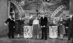 Kristiansund - Barcelona. Bacalao. . Foto fra russerevyen "K