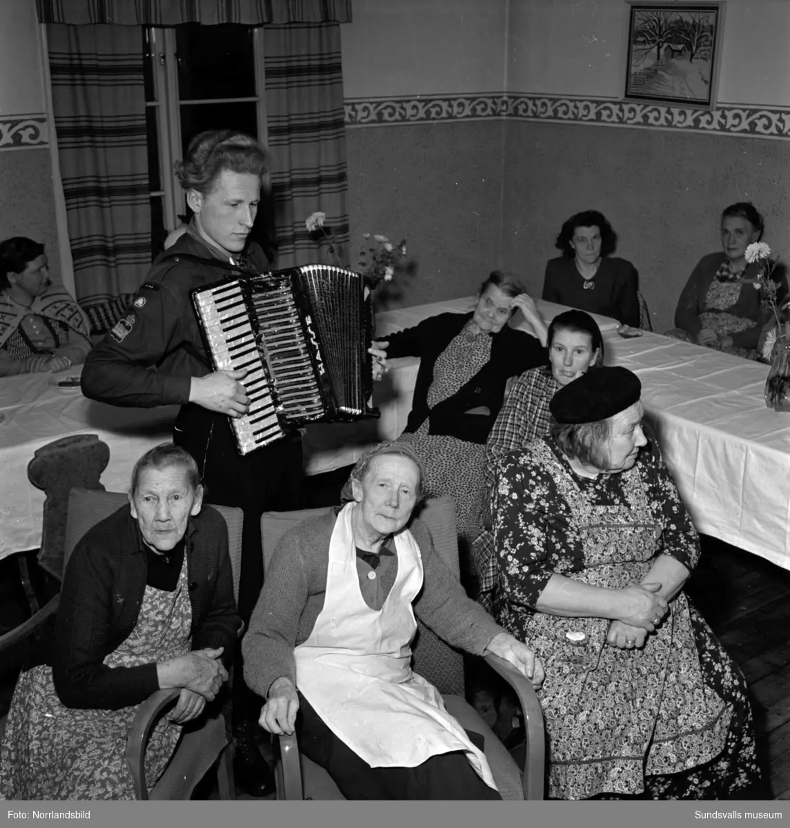 Scouter ordnar en luciafest för pensionärer på Alnö.