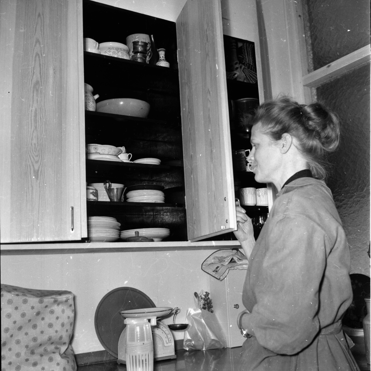 Sture o Kerstin Ekengren. Bostadsbygge.
Järvsö januari 1956