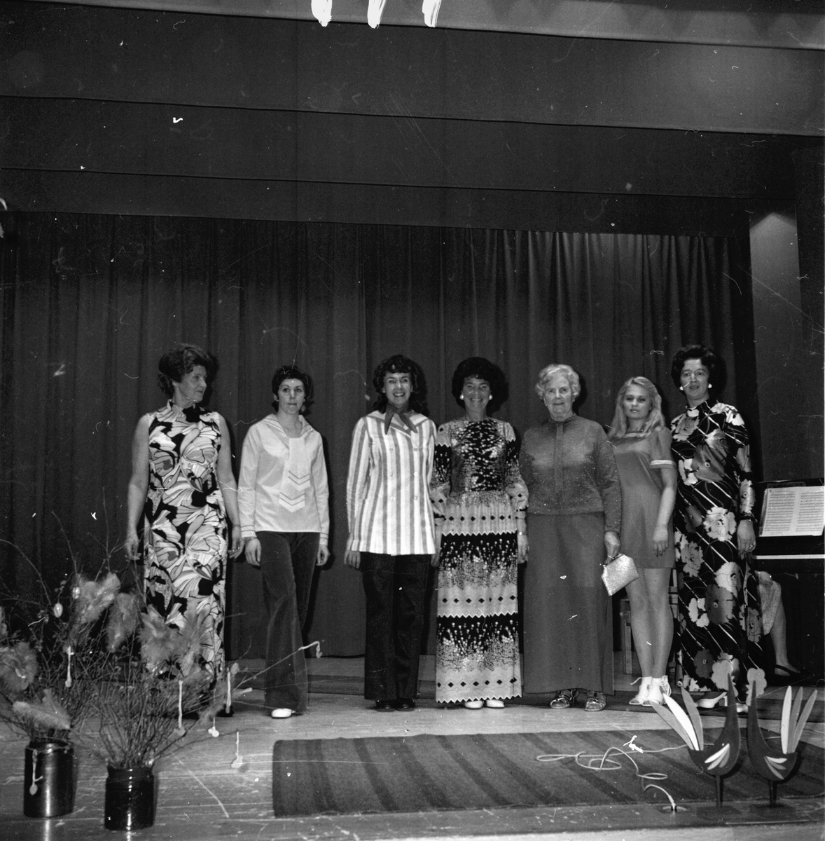 Mannekänguppvisning på Forum,
Mars 1972