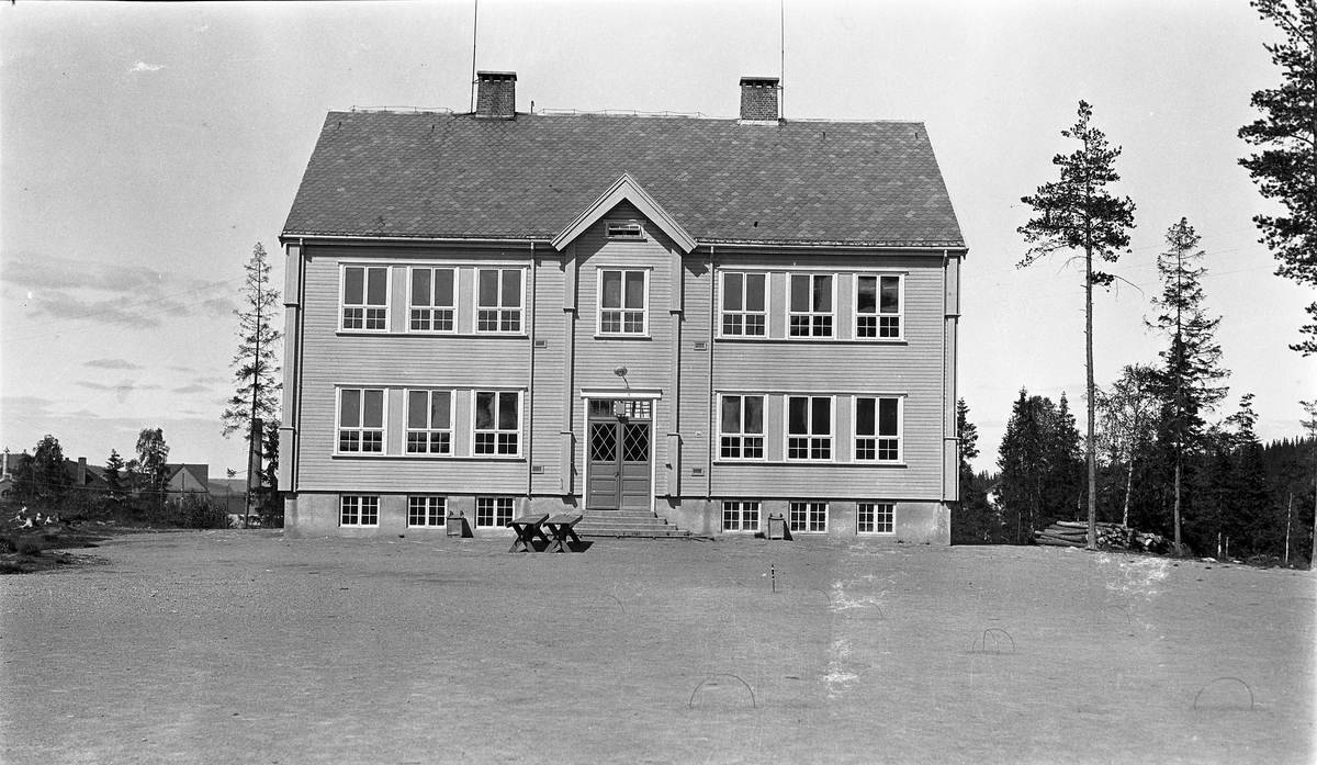 Brubakken skole, Raufoss, ca. 1923-25.