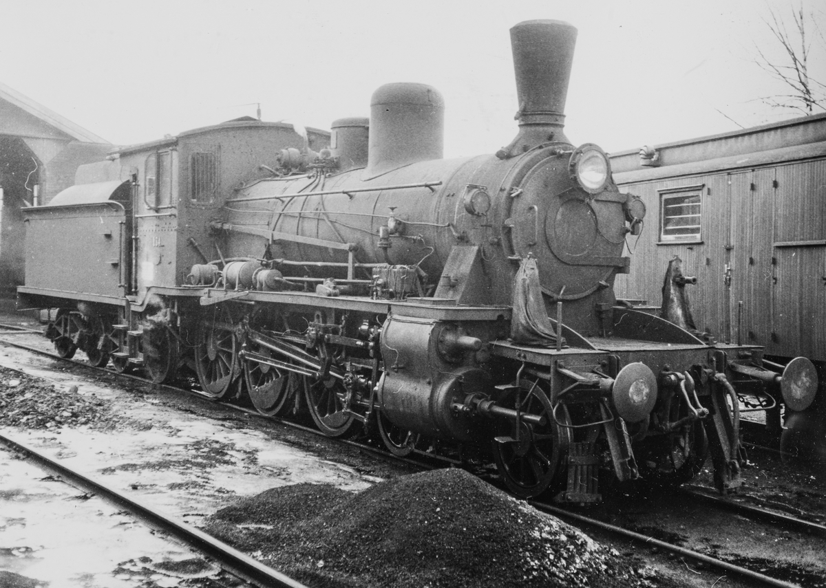 Damplok type 18c nr. 134 på Dokka stasjon