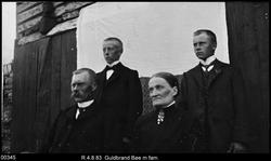 Gudbrand Bø med familie, Venabygd Ringebu.