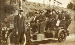 "Christian bil" med bilen Lorraine Dietrich i Risør 1913