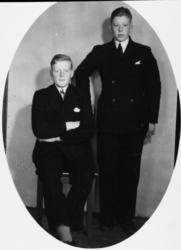 Fra v.: Reidar Andreassen og Trygve Edorsen. 1925