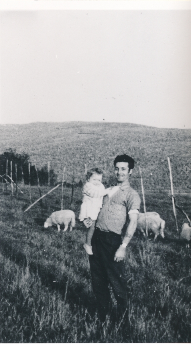 David Edvards med Lynn Edvards i 1964.