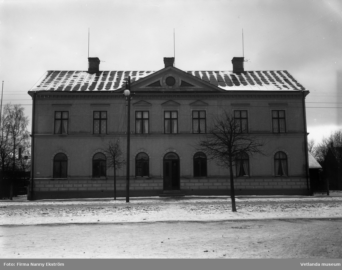 Sydsvenska kreditbanken i Vetlanda ca.1900.